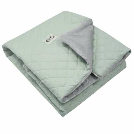 Eko Blanket  Art.PLE-50 Mint  Мягкое двухсторонее одеяло-пледик 75x100см