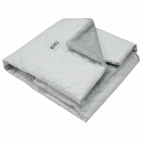 Eko Blanket  Art.PLE-50 White  Мягкое двухсторонее одеяло-пледик 75x100см