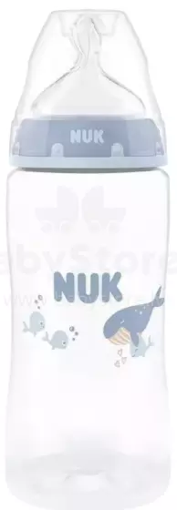 Nuk First Choice Art.SK111 Bottle with silicone nipple, 300 ml (0-6 months), size M (for formula)