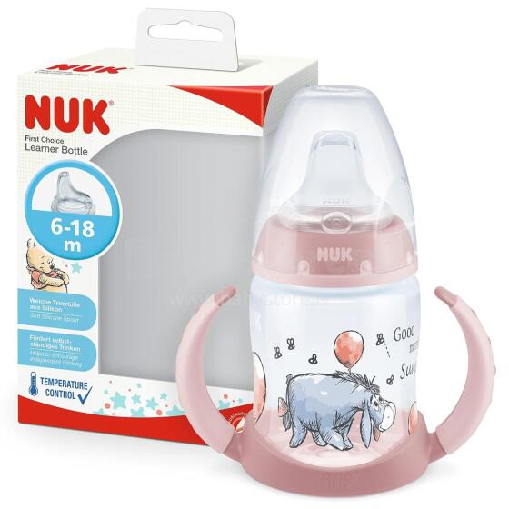 Nuk First Choice Disney Art.SK78 Bottle with silicone temperature control teat, 150 ml (6–18 months)