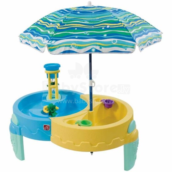 Step2 Play Table Art.800700 Ēnainās oāzes rotaļu galds spēlēm smiltīs un ūdenī