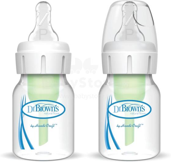 Dr. Brown’s Natural Flow® Options+™ PP Narrow Art.SB2200-P3 Preemie bottle for premature and newborn babies with a nipple, 60 ml,2 psc