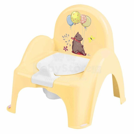 Tega Baby Art. PO-073 Forest Fairytale Light Yellow Bērnu podiņš-krēsliņš ar vāku un mūziku