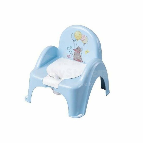 Tega Baby Art. PO-073 Forest Fairytale Light Blue Bērnu podiņš-krēsliņš ar vāku un mūziku