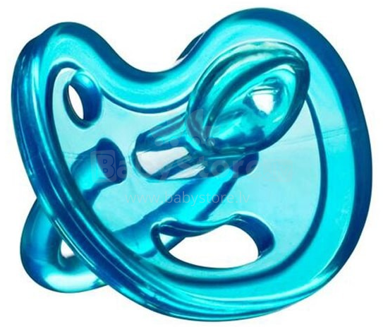 „EcoViking“ ortodontinis mėlynasis menas. EV0054 Anatominis silikoninis jaukas 6+ mėn