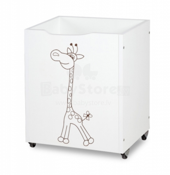 Klups Mantu kaste GIRAFFE balts