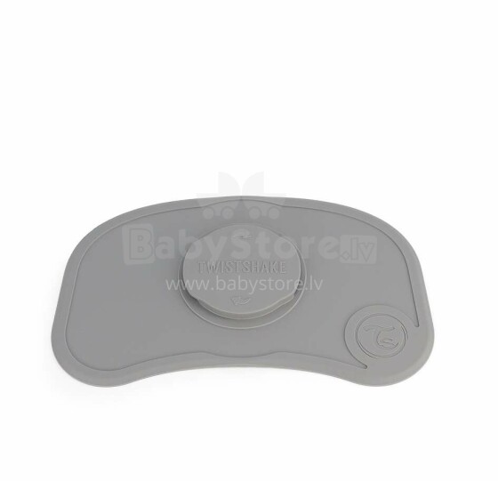 Twistshake Click Mat Mini Art.78338 Pastel Grey neslīdošais paklājiņš bērna barošanai