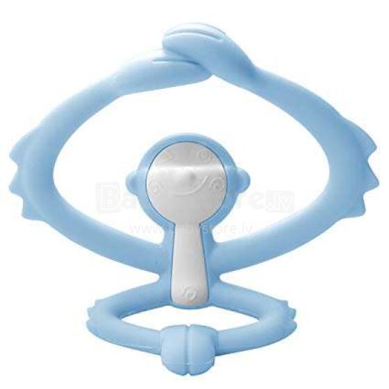 Mombella Monkey Teether Toy  Art.P8081  Light Blue