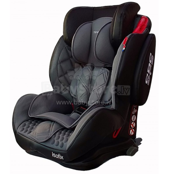 Aga Design Mama&Bebe Leather SPS Isofix Art.BH12312i Grey