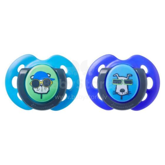 Tommee Tippee Art. 43335795 Fun Style orthodontic soother 0-6m (2pcs.)