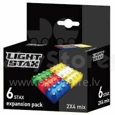 Stax Light  Art.LS-M04040 Mix Konstruktors ar LED apgaismojumu,6gab