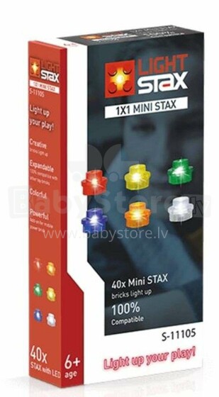 Stax Light Art.LS-S11105 Mini lempos su LED apšvietimu, 40vnt