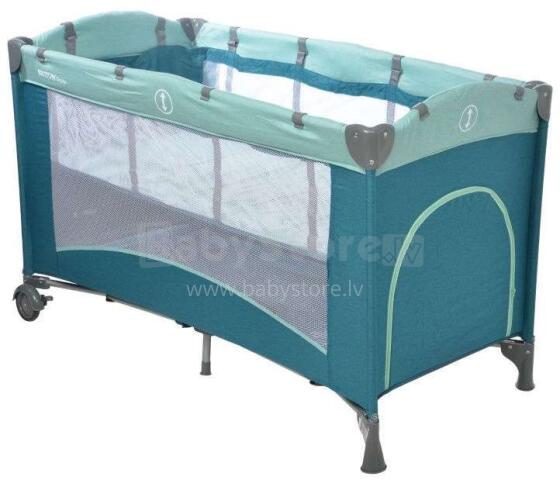 Britton Siesta  Art.B2468 Ocean Green  Travel Cot