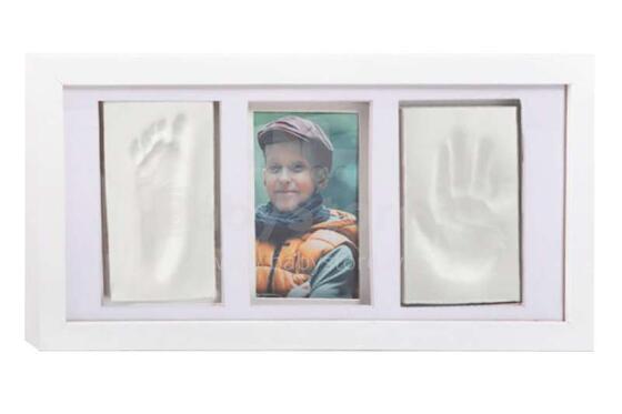Art for baby Art.108180 Hand and Foot Print White