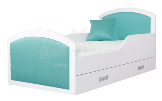 AMI Dream North 4 Art.108404 Стильная молодёжная кровать с матрасом 200x90 см
