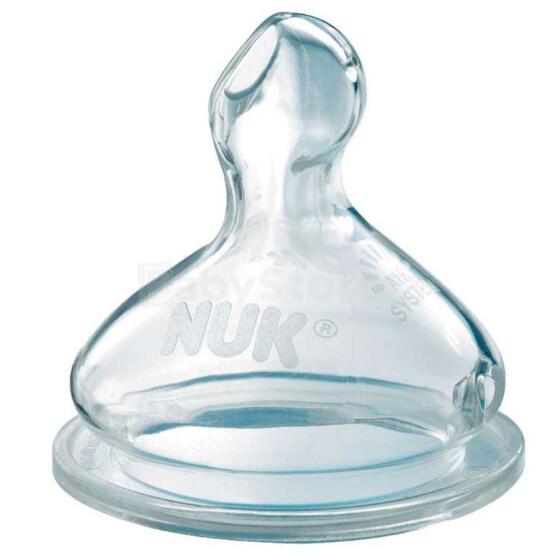 NUK SA41 First Choice+ Art.10709253 Anti-Colic Teat Silicone (0-6m) M Feed Hole