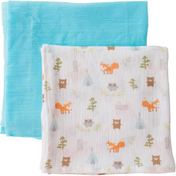 Summer Infant Art.56186  Swaddle Me Muslin Blankets