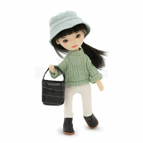 Orange Toys Sweet Sisters Lilu in a Green Sweater Art.SS04-16 Мягкая игрушка кукла Лилу в зеленом свитере (32см)