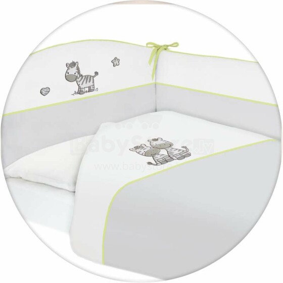 Ceba Baby Art.W-801-002-260 Kokvilnas gultas veļas komplekts no 3 daļām