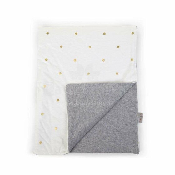 Childhome Jersey antklodė Art. CCBLJGD Minkšta medvilninė antklodė (languota) 80x100cm