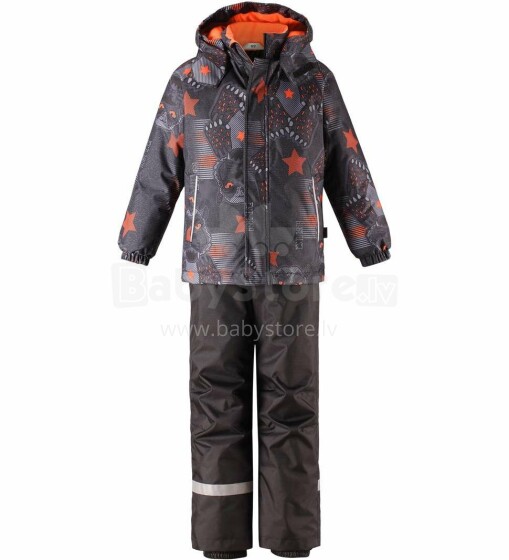 Lassie'19 Lassietec® Orange Glow Art. 723733-2751 Šiltas kūdikio žiemos kostiumas: striukė ir kelnės