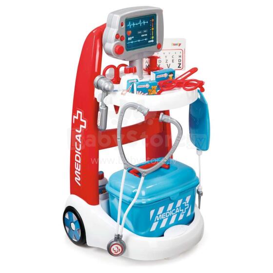 Smoby Art.340202S Doktor-Trolley Spiel