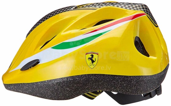 Ferrari Sport Yellow Art.FAH20R  Шлем детский защитный регулируемый