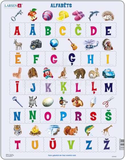 Larsen Art.LS 8-LE alphabet latvian