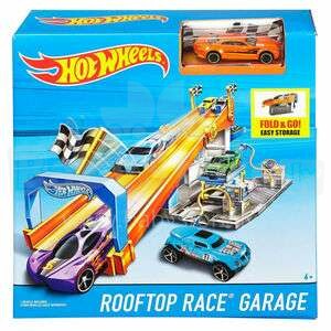 HOT WHEELS Rooftop Race Garage DRB29