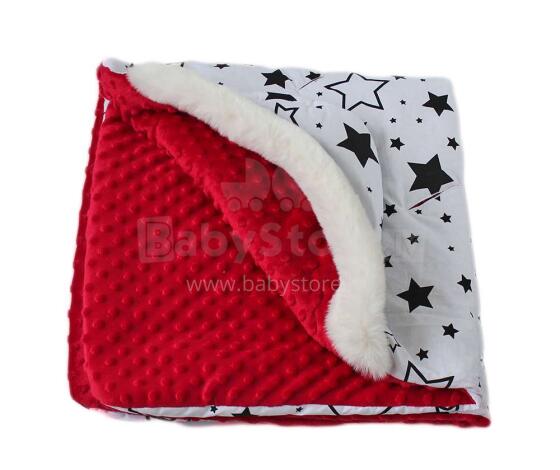 La bebe™ Minky Art.109411 Double-sided microfiber blanket Bubble