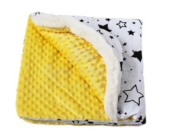 La bebe™ Minky Art.109412 Double-sided microfiber blanket Bubble