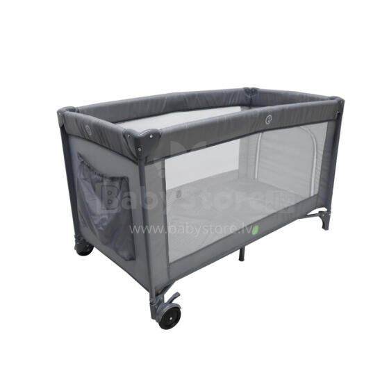 Bebe Basic Travel Cot Art.KX2973 Grey  Travel Bed