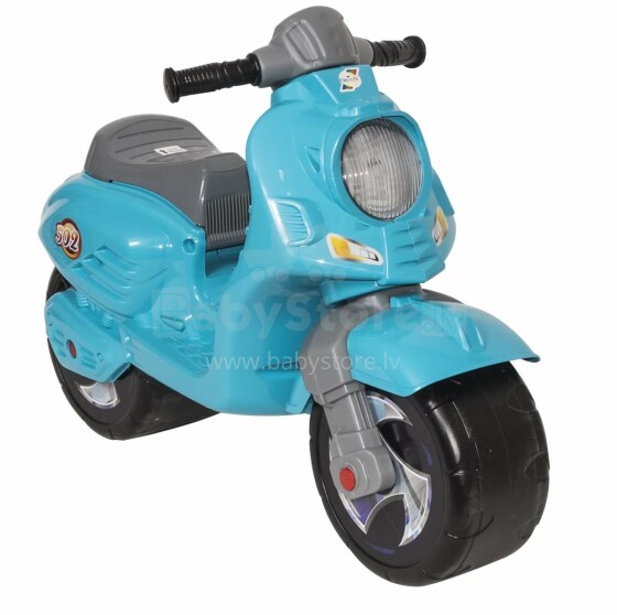 Orion Toys motoroleris Art.502 Šviesiai mėlynas vaikiškas motoroleris vaikams