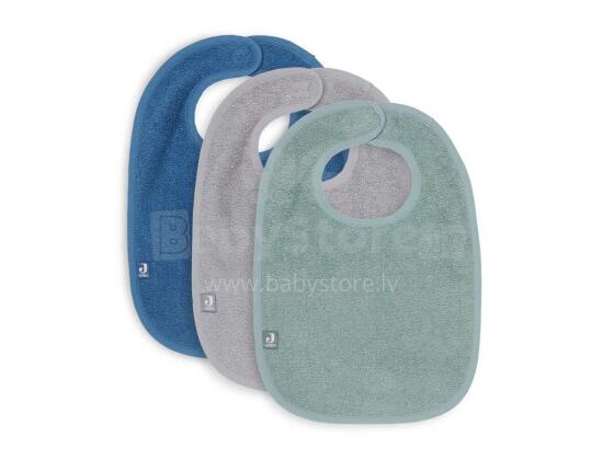 Jollein Terry Bib Art.029-567-00083 Ash Green/Storm Grey/Jeans Blue