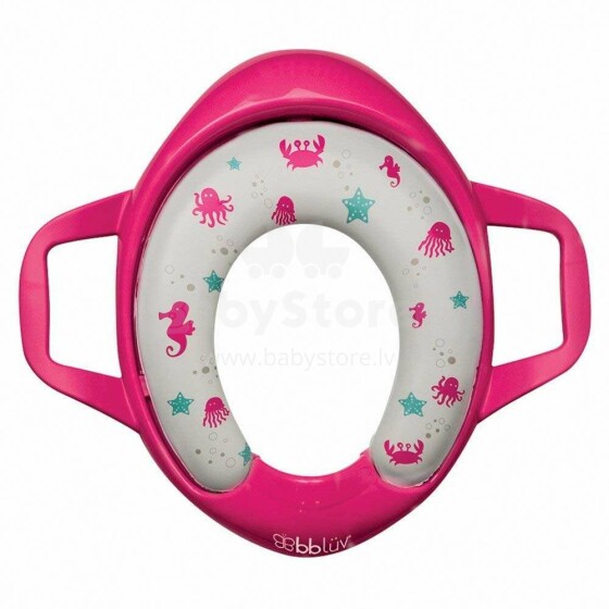 Bbluv Toilet Trainer  Art.B0112-P Pink Poda vāka mazinātājs, tualetes sēdeklītis, mīkstais