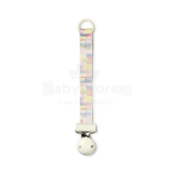Elodie Details Pacifier Clip Wood Pastel Braids