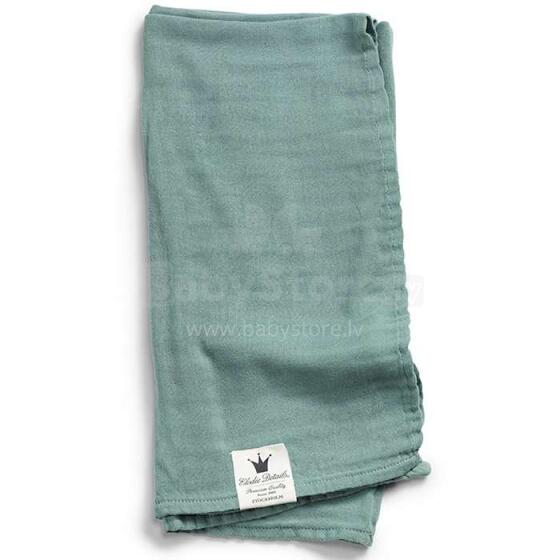 Elodie Details Bamboo Muslin Blanket Art.103212 Mineral Green