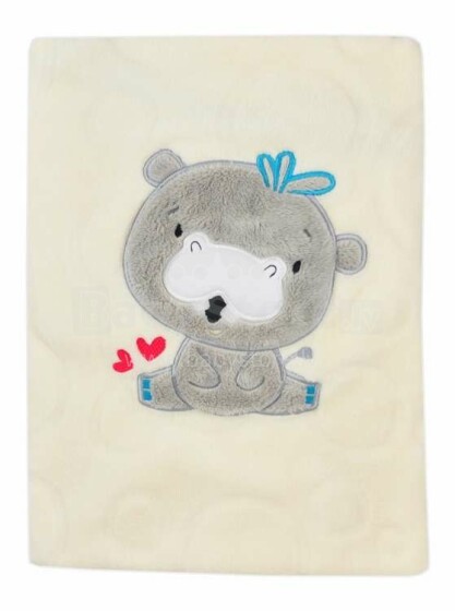 Koala Banks Art.06-301 „Ecru Plaid“ antklodė (antklodė) 80x100 cm