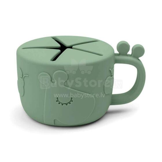 Done by Deer Peekaboo snack cup Raffi Green