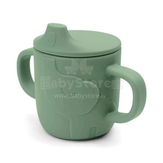 Done by Deer Peekaboo spout cup Elphee Green