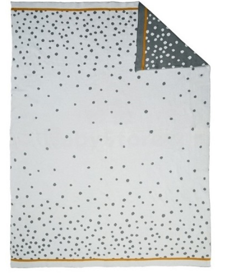 Done by Deer Knitted Blanket Art.35855 Happy Dots Grey