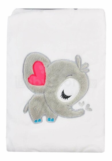 Koala Banki Art.06-301 White   Детский пледик 80x100 см