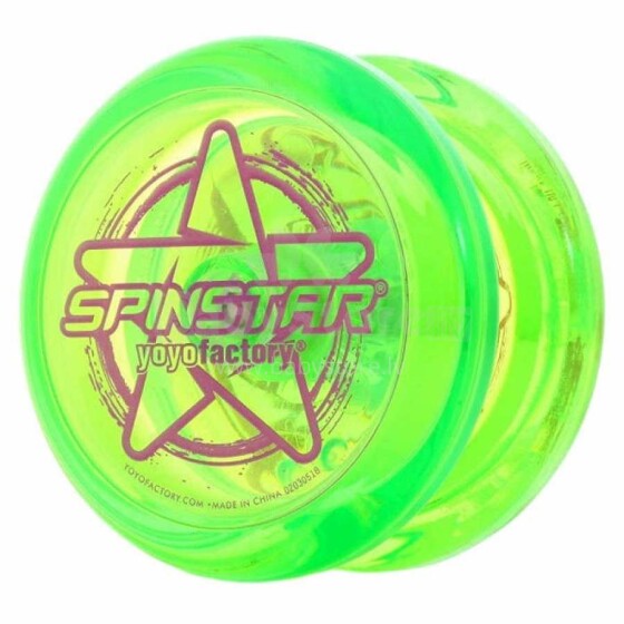 Yoyofactory Spinstar Art.YO443  Green  Игрушка йо-йо для начинающих