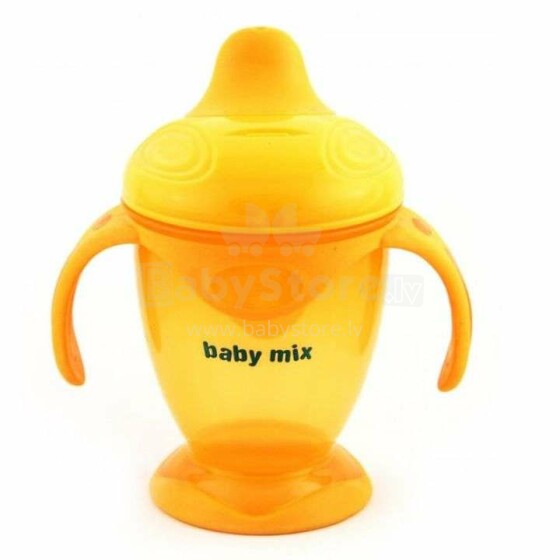Baby Mix Art.C1-1711 Apelsinų puodelis neslystantis 200ml