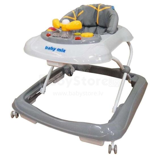 BabyMix Baby Walker Art.39121 Graphit/Orange