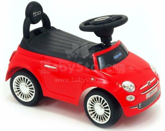BabyMix Fiat 500 Art.UR-HZ620 Red  bērnu stumjamā mašīna