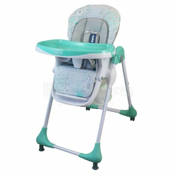 Babymix Art.UR-YQ188 Green Bērnu barošanas krēsls