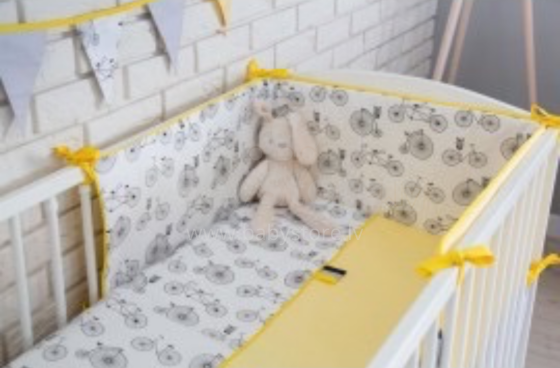 La bebe™ Cotton Borders Set 3 Art.111056 3 parts bedding