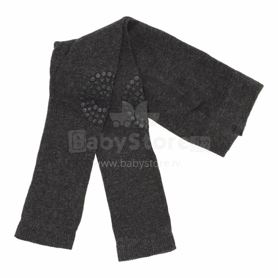 Gobabygo Crawling Leggings Art.111300 Dark Grey Melange Bērnu leggingi ar ABS rāpošanai (neslīpas)