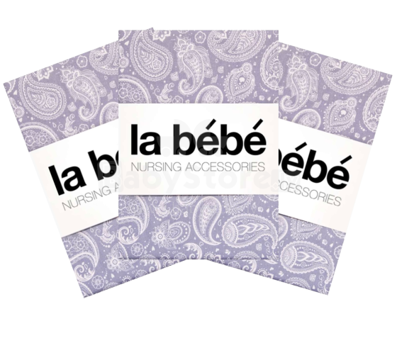 „La Bebe ™“ medvilnės gaminys, 111632, satino medvilnės / atlaso vystyklų komplektas 75x75 cm (3 vnt.)